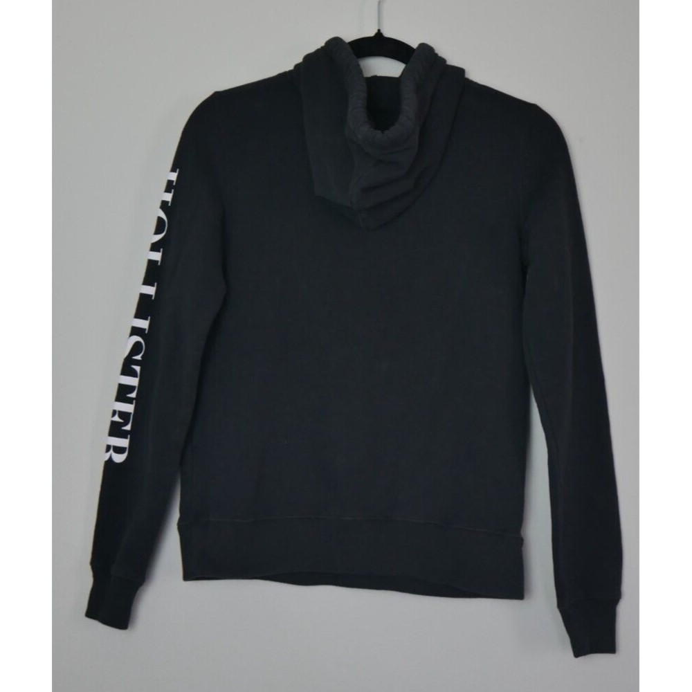 Hollister Daisy Logo Women's Black Hoodie - Size XS - Picture 4 of 4